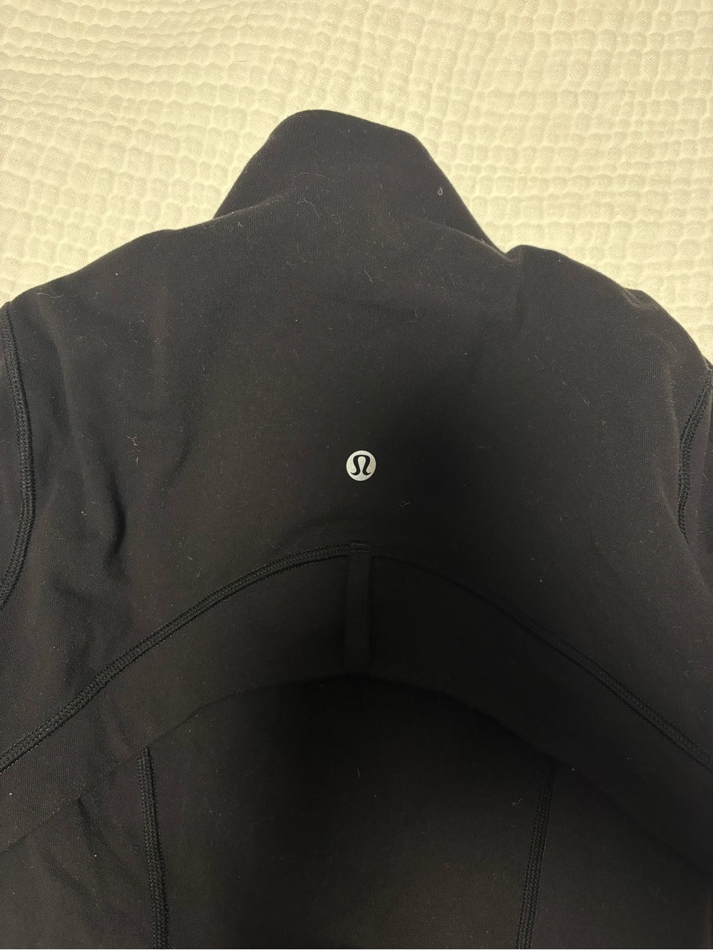 lululemon athletica Black Performance Jacket with Reflective Logo